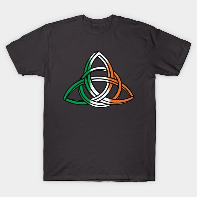 Irish Flag Celtic Knot T-Shirt by Twisted Teeze 